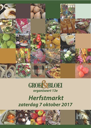 herfstmarkt Groei & Bloei, 2017