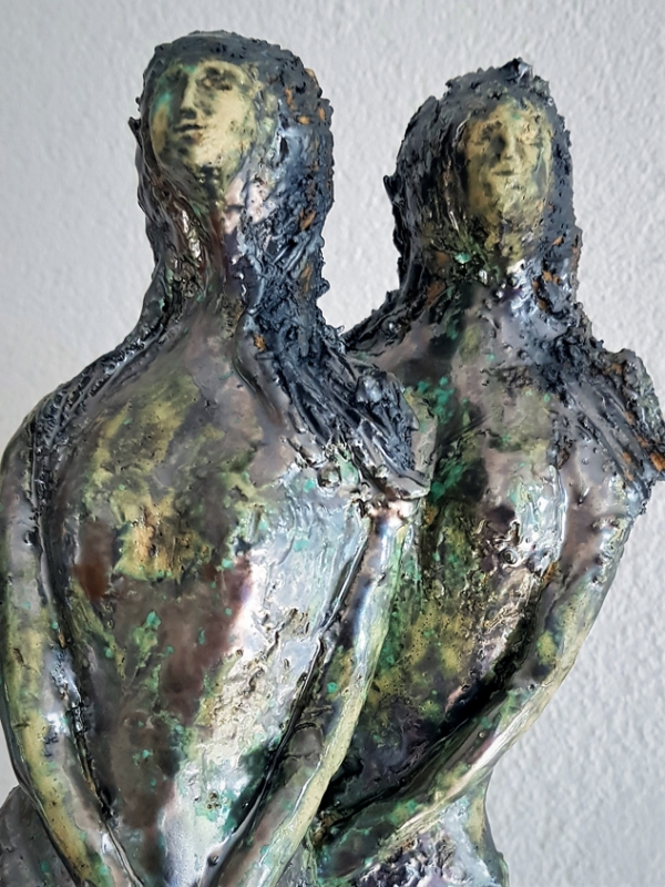 detail van beeld Samen